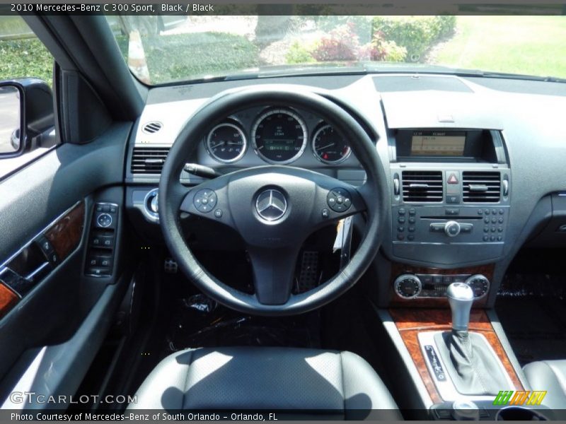Black / Black 2010 Mercedes-Benz C 300 Sport
