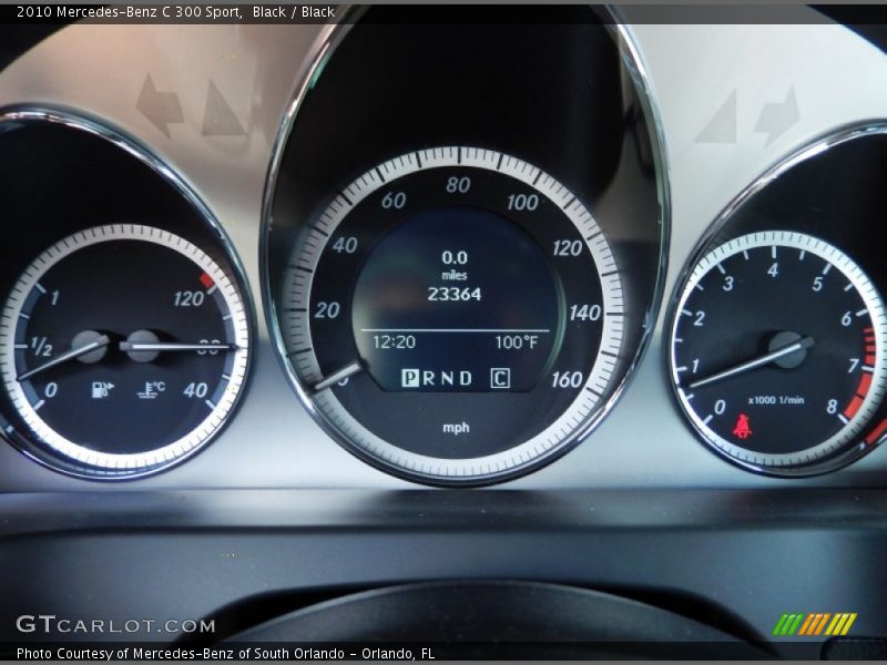 Black / Black 2010 Mercedes-Benz C 300 Sport