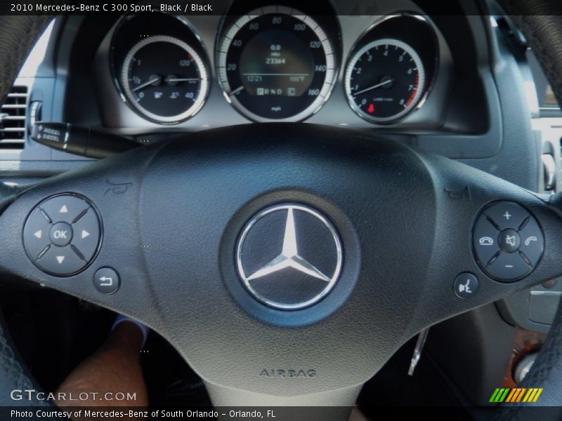 Black / Black 2010 Mercedes-Benz C 300 Sport
