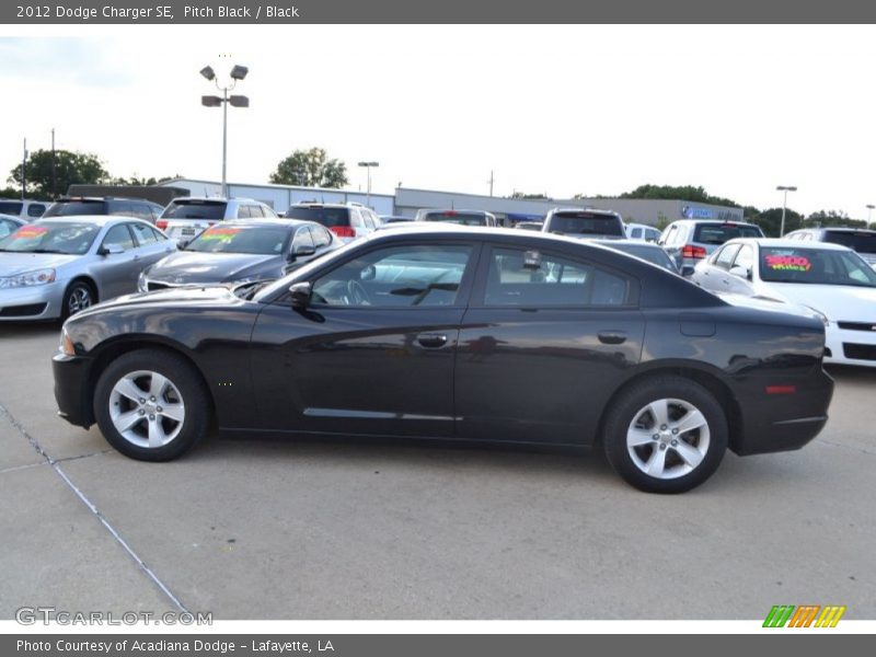 Pitch Black / Black 2012 Dodge Charger SE