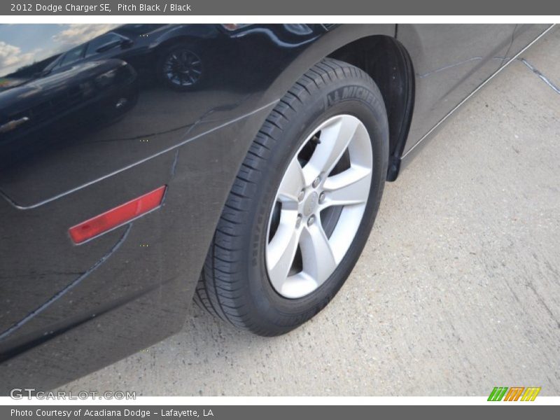 Pitch Black / Black 2012 Dodge Charger SE