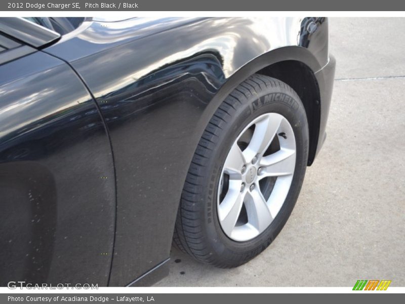Pitch Black / Black 2012 Dodge Charger SE
