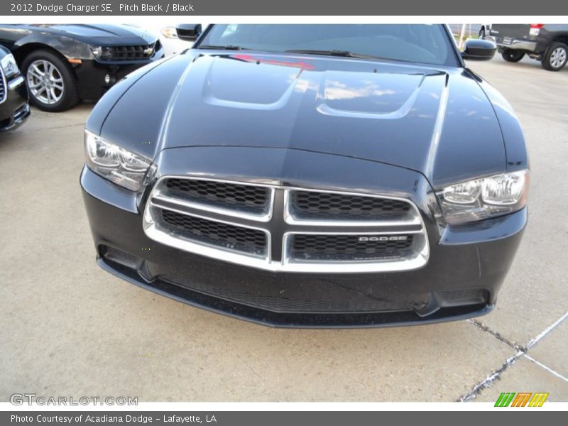 Pitch Black / Black 2012 Dodge Charger SE