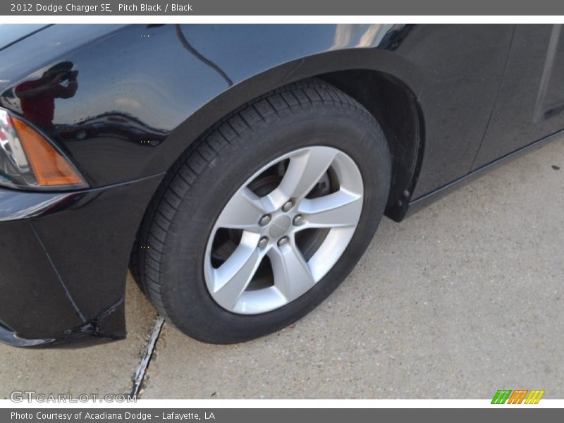 Pitch Black / Black 2012 Dodge Charger SE
