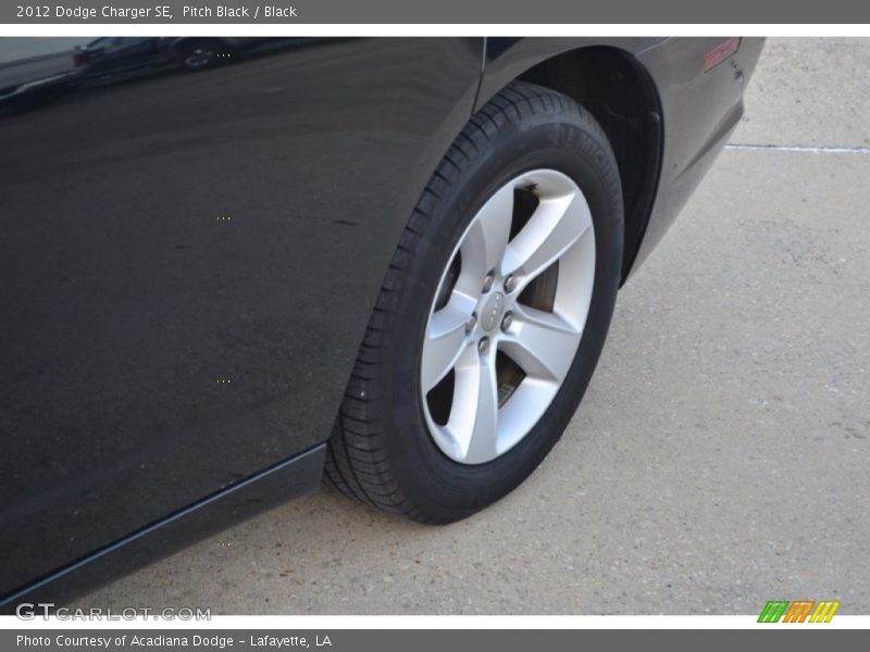 Pitch Black / Black 2012 Dodge Charger SE