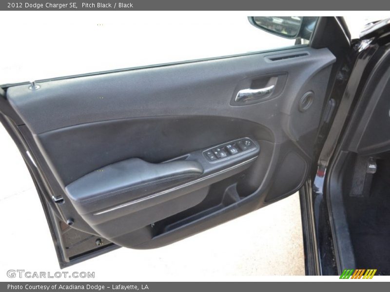 Pitch Black / Black 2012 Dodge Charger SE