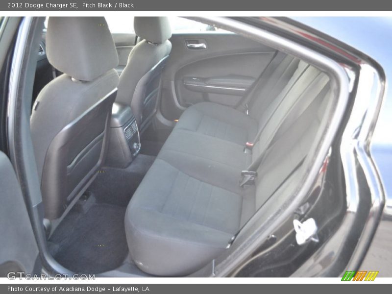 Pitch Black / Black 2012 Dodge Charger SE