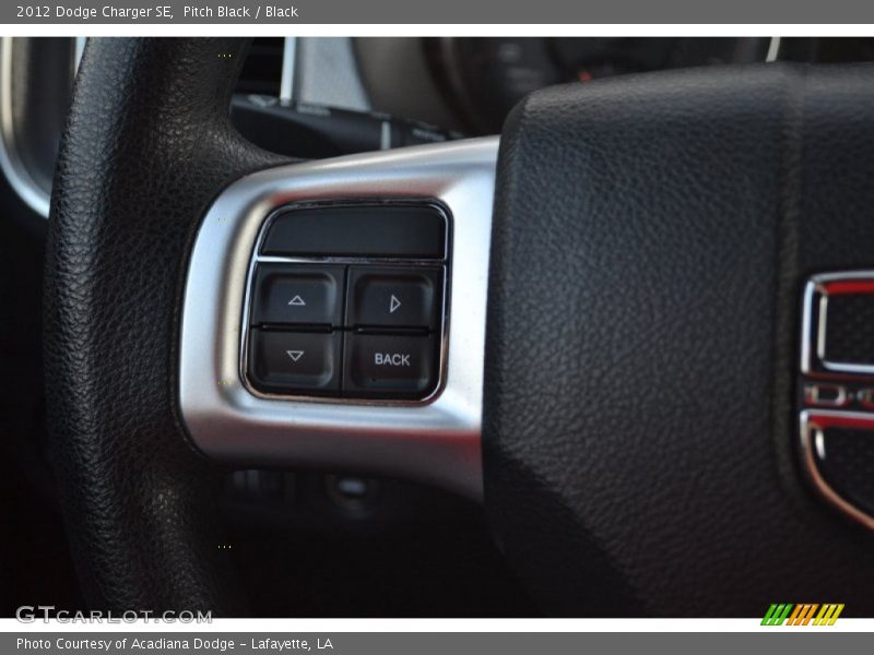 Pitch Black / Black 2012 Dodge Charger SE