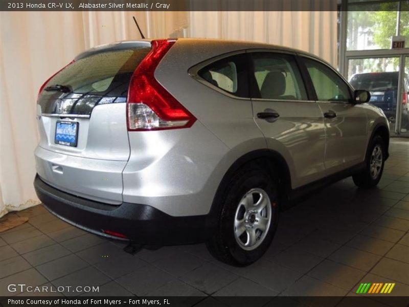 Alabaster Silver Metallic / Gray 2013 Honda CR-V LX