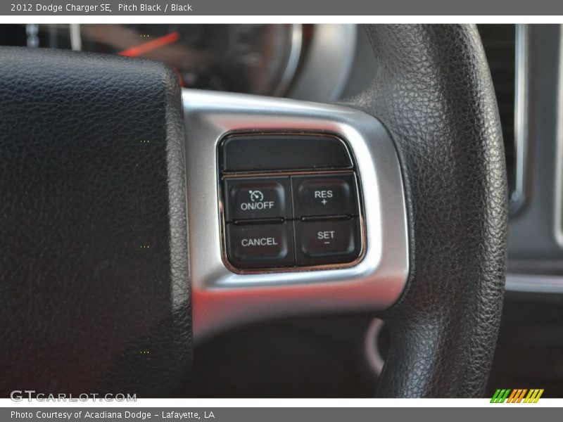 Pitch Black / Black 2012 Dodge Charger SE