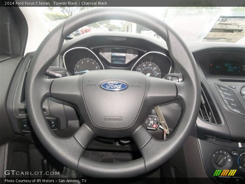 Tuxedo Black / Charcoal Black 2014 Ford Focus S Sedan