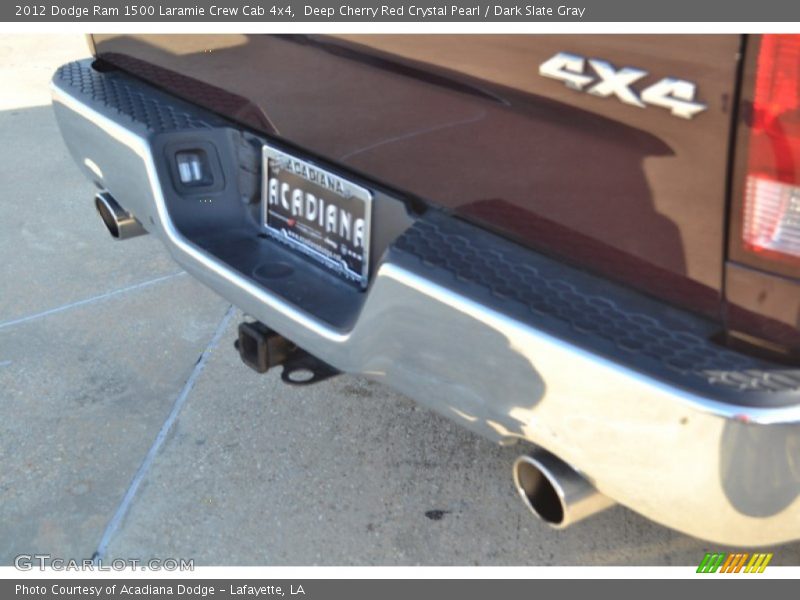 Deep Cherry Red Crystal Pearl / Dark Slate Gray 2012 Dodge Ram 1500 Laramie Crew Cab 4x4