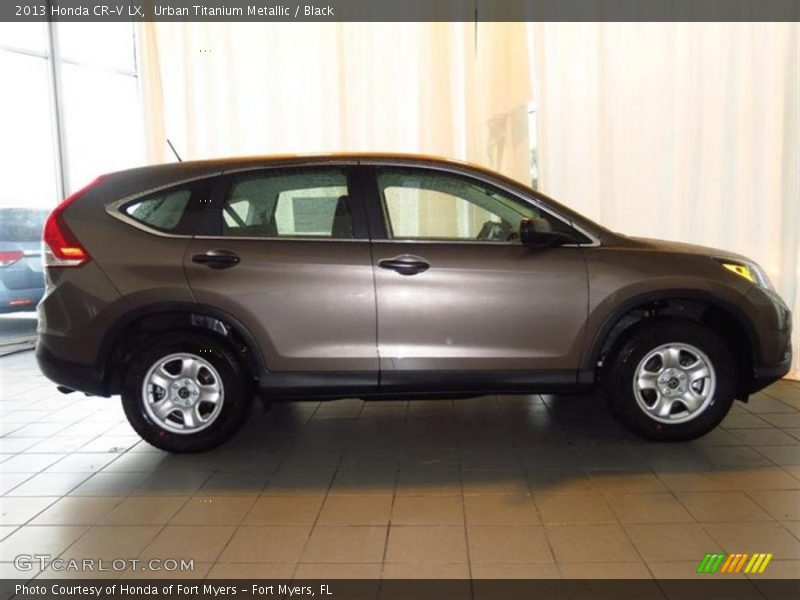 Urban Titanium Metallic / Black 2013 Honda CR-V LX