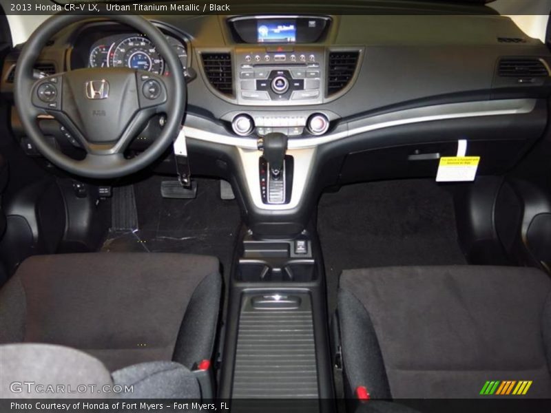 Urban Titanium Metallic / Black 2013 Honda CR-V LX