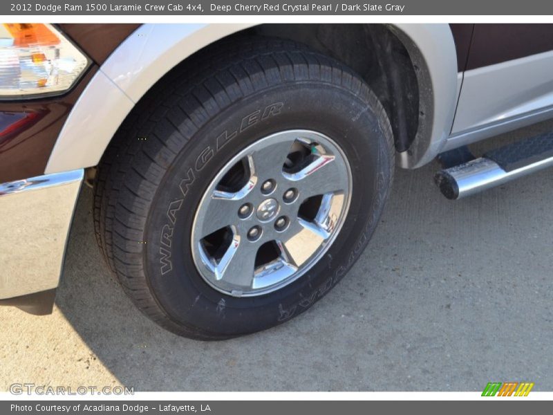 Deep Cherry Red Crystal Pearl / Dark Slate Gray 2012 Dodge Ram 1500 Laramie Crew Cab 4x4