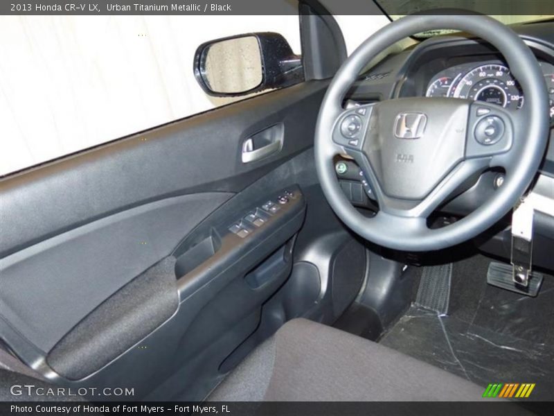 Urban Titanium Metallic / Black 2013 Honda CR-V LX