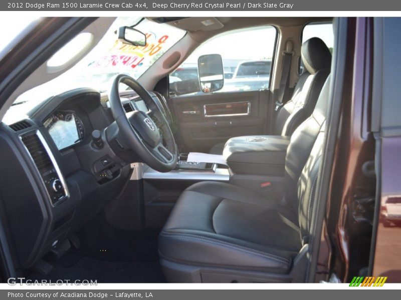 Deep Cherry Red Crystal Pearl / Dark Slate Gray 2012 Dodge Ram 1500 Laramie Crew Cab 4x4