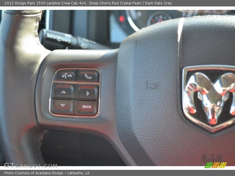 Deep Cherry Red Crystal Pearl / Dark Slate Gray 2012 Dodge Ram 1500 Laramie Crew Cab 4x4