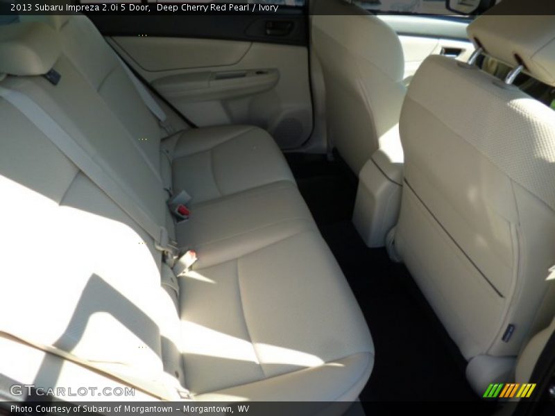 Deep Cherry Red Pearl / Ivory 2013 Subaru Impreza 2.0i 5 Door