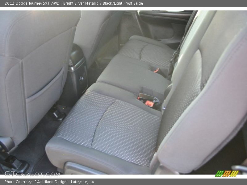 Bright Silver Metallic / Black/Light Frost Beige 2012 Dodge Journey SXT AWD