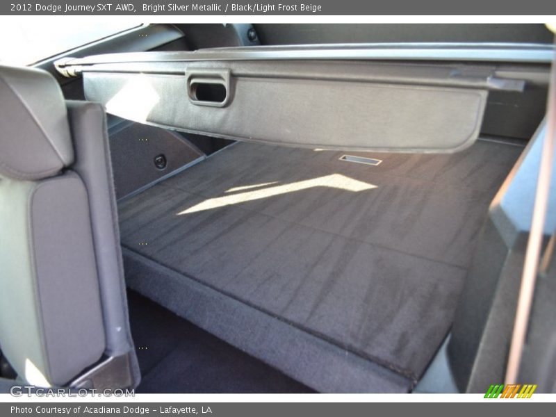 Bright Silver Metallic / Black/Light Frost Beige 2012 Dodge Journey SXT AWD