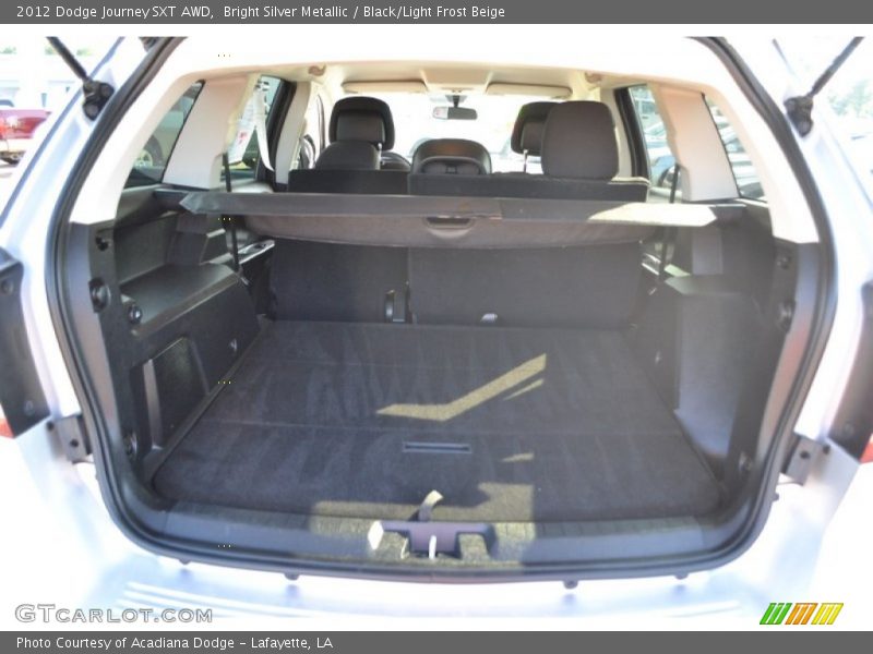 Bright Silver Metallic / Black/Light Frost Beige 2012 Dodge Journey SXT AWD