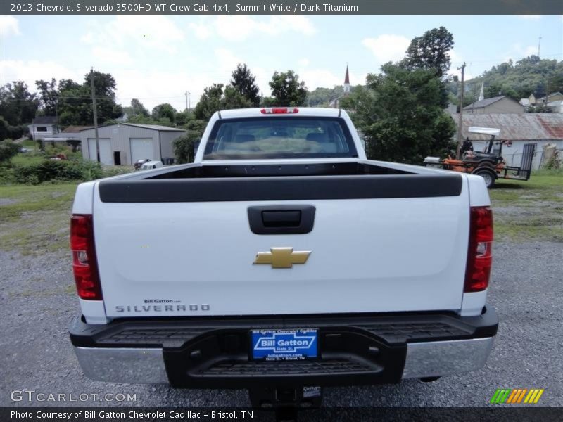 Summit White / Dark Titanium 2013 Chevrolet Silverado 3500HD WT Crew Cab 4x4