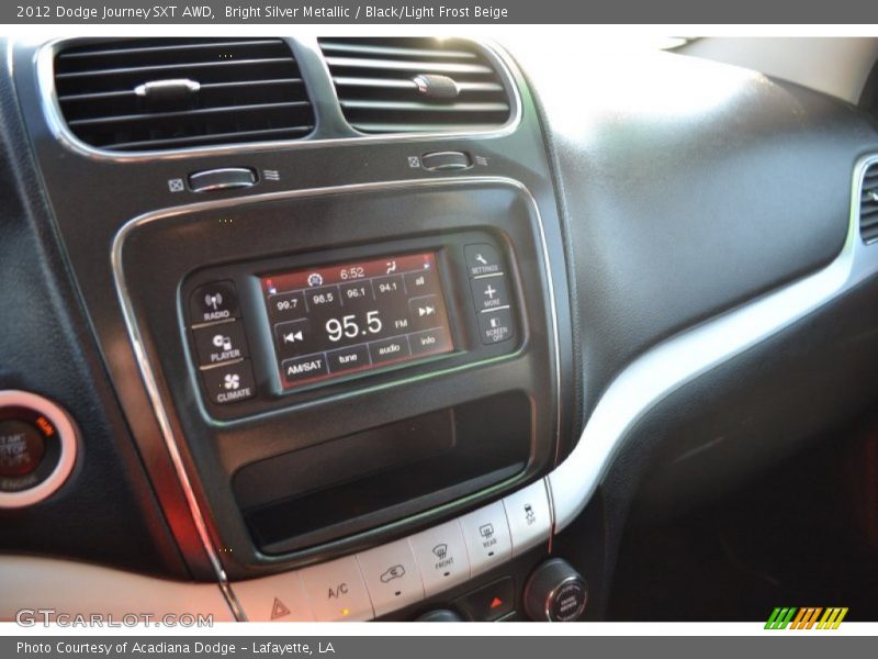 Bright Silver Metallic / Black/Light Frost Beige 2012 Dodge Journey SXT AWD