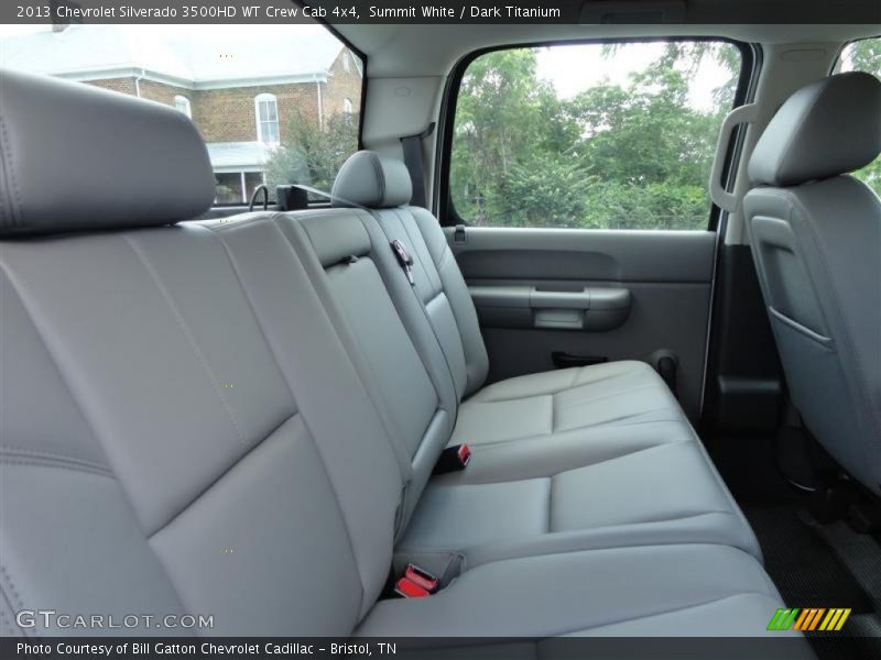 Summit White / Dark Titanium 2013 Chevrolet Silverado 3500HD WT Crew Cab 4x4