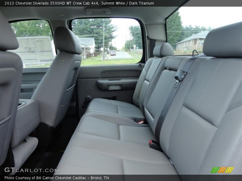 Summit White / Dark Titanium 2013 Chevrolet Silverado 3500HD WT Crew Cab 4x4