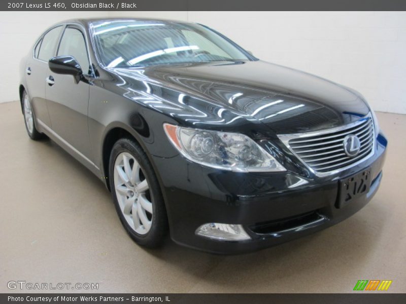 Obsidian Black / Black 2007 Lexus LS 460