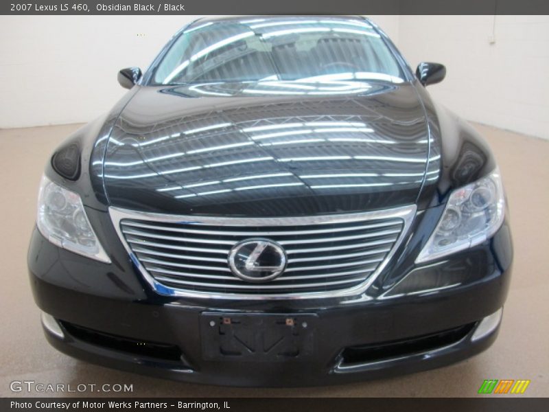 Obsidian Black / Black 2007 Lexus LS 460