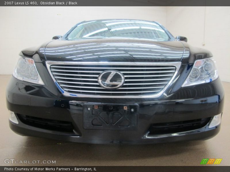 Obsidian Black / Black 2007 Lexus LS 460