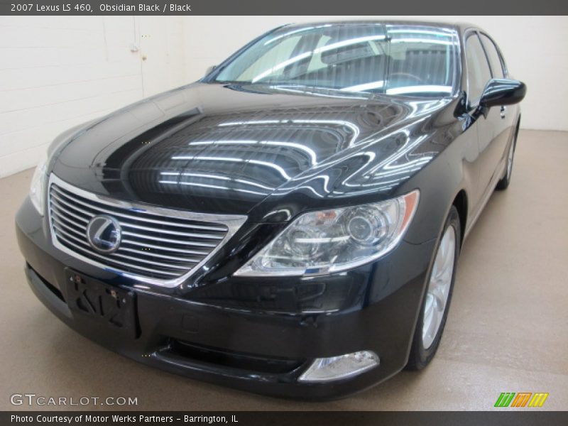 Obsidian Black / Black 2007 Lexus LS 460