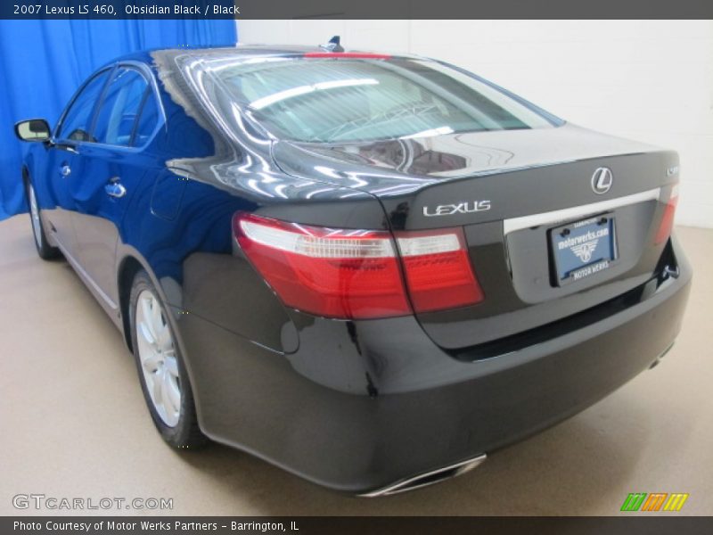 Obsidian Black / Black 2007 Lexus LS 460