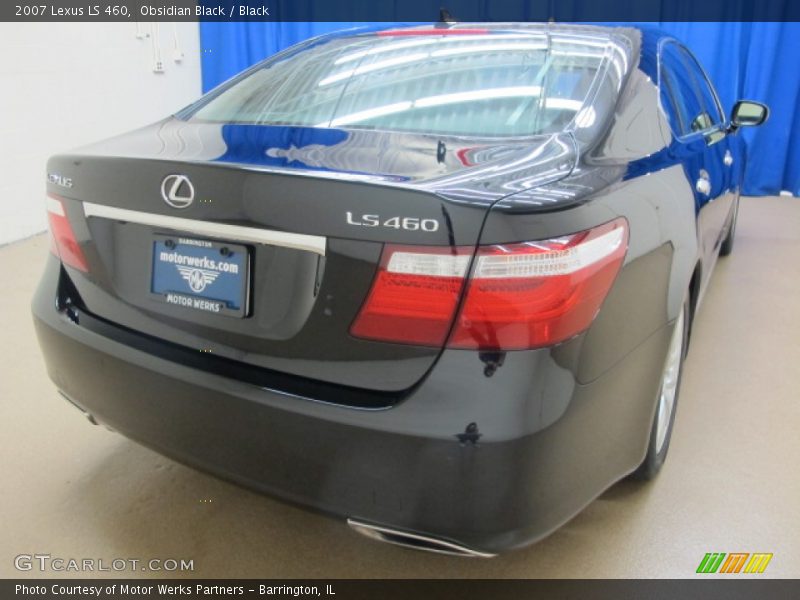 Obsidian Black / Black 2007 Lexus LS 460