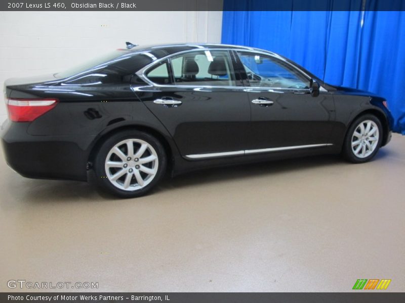 Obsidian Black / Black 2007 Lexus LS 460