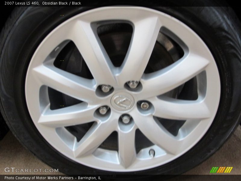 Obsidian Black / Black 2007 Lexus LS 460