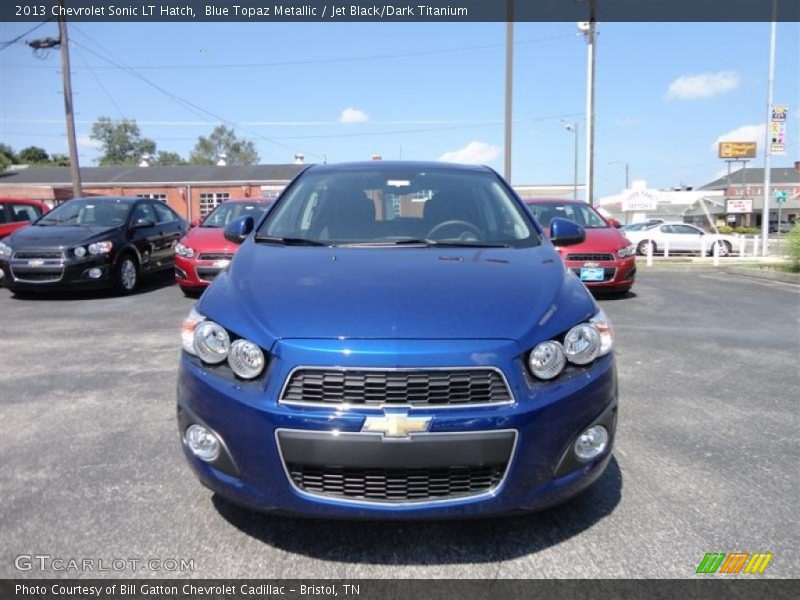 Blue Topaz Metallic / Jet Black/Dark Titanium 2013 Chevrolet Sonic LT Hatch