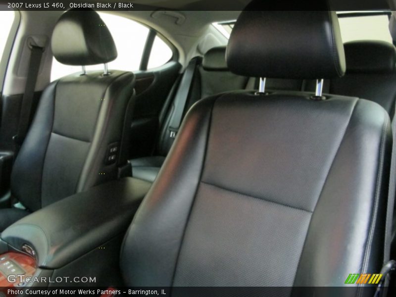 Obsidian Black / Black 2007 Lexus LS 460