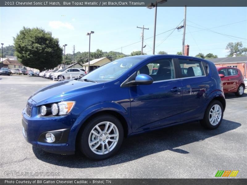 Blue Topaz Metallic / Jet Black/Dark Titanium 2013 Chevrolet Sonic LT Hatch