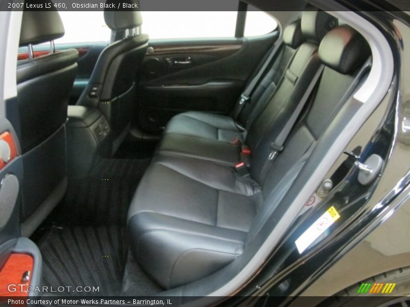 Obsidian Black / Black 2007 Lexus LS 460