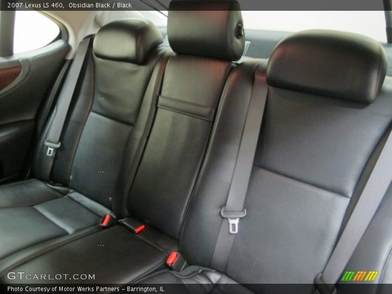 Obsidian Black / Black 2007 Lexus LS 460