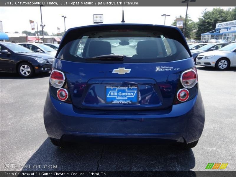 Blue Topaz Metallic / Jet Black/Dark Titanium 2013 Chevrolet Sonic LT Hatch