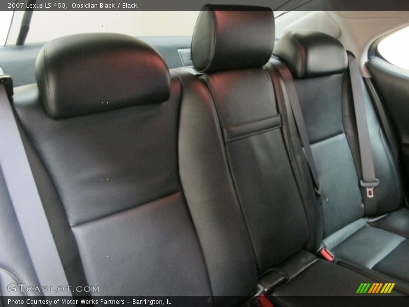 Obsidian Black / Black 2007 Lexus LS 460