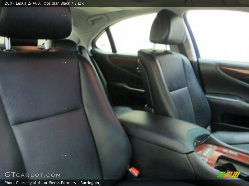 Obsidian Black / Black 2007 Lexus LS 460