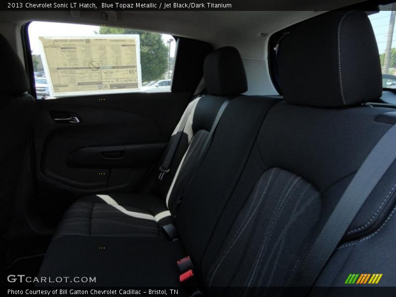 Blue Topaz Metallic / Jet Black/Dark Titanium 2013 Chevrolet Sonic LT Hatch