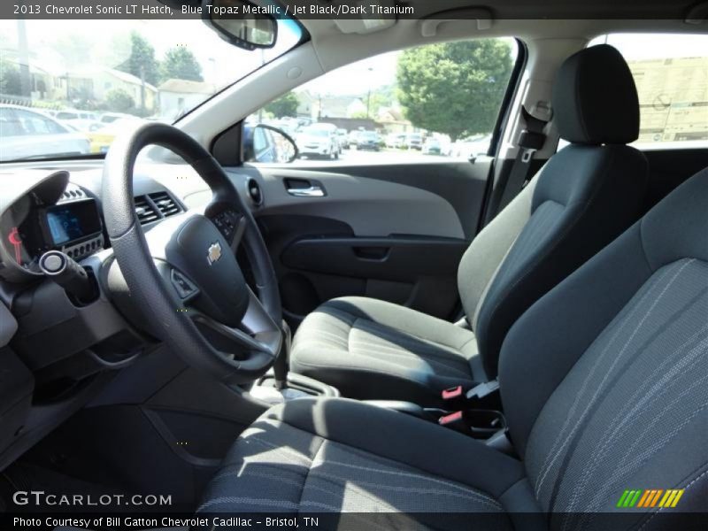 Blue Topaz Metallic / Jet Black/Dark Titanium 2013 Chevrolet Sonic LT Hatch