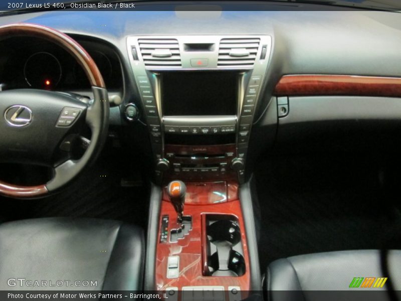 Obsidian Black / Black 2007 Lexus LS 460