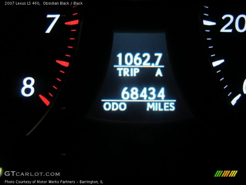 Obsidian Black / Black 2007 Lexus LS 460